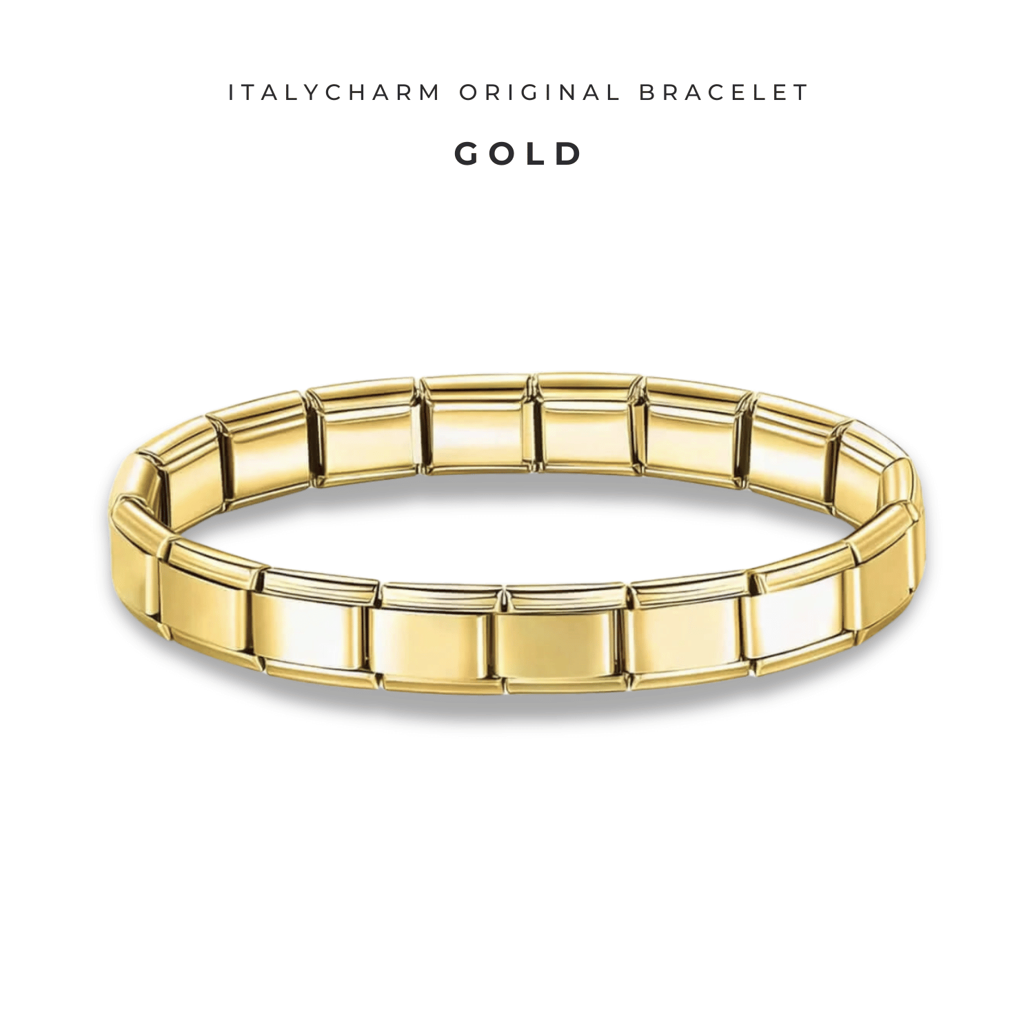 Locketique™ -Gold Charm Bracelet