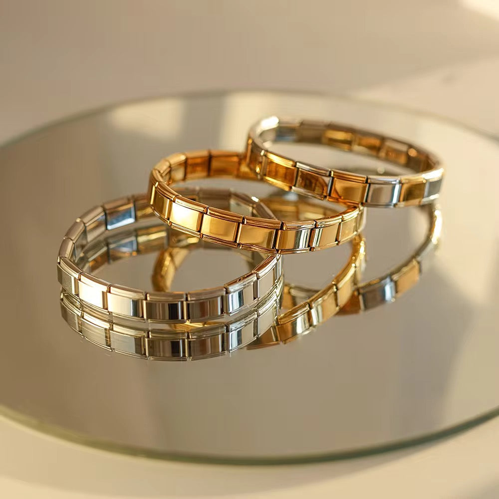 Locketique™ -Gold Charm Bracelet