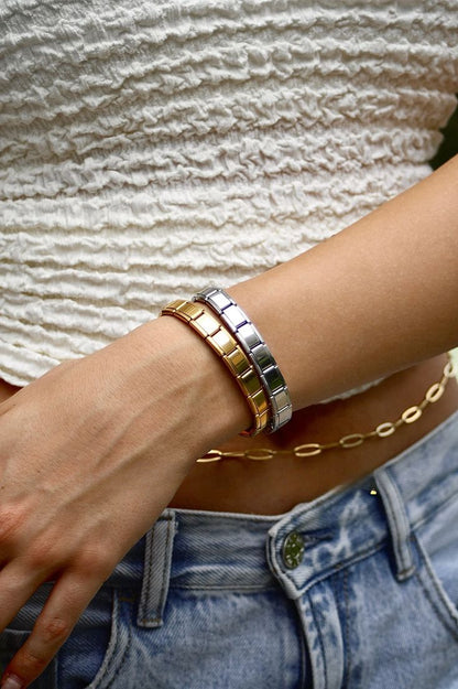 Locketique™ -Gold Charm Bracelet
